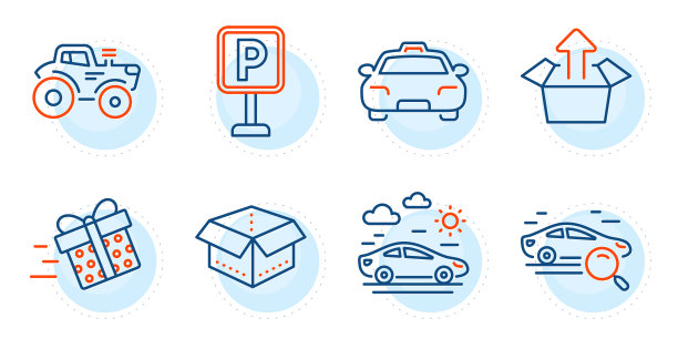 搜索车发送箱和出租车图标设置车图片下载