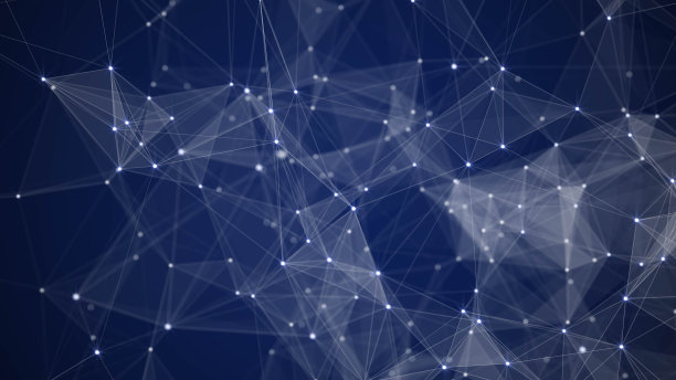 3d神经丛背景与网络连接图片下载