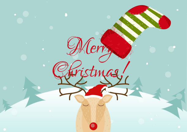 有礼物的圣诞袜图片下载