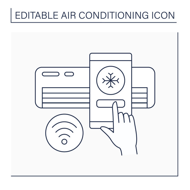 空调线路图标图片下载