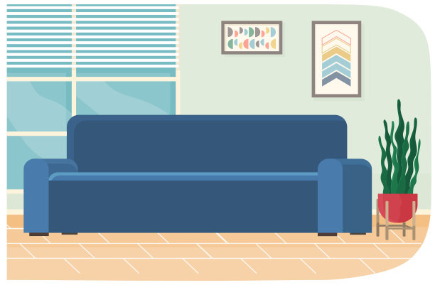 现代家居室内客厅家具设计图片下载