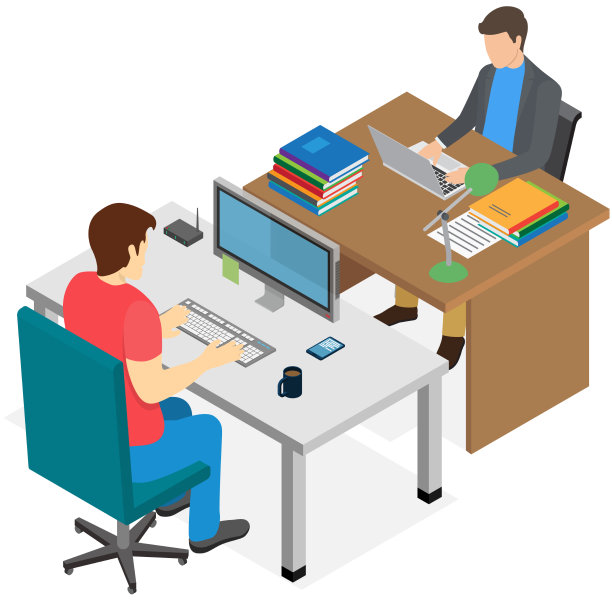 与业务数据和技术团队合作图片下载