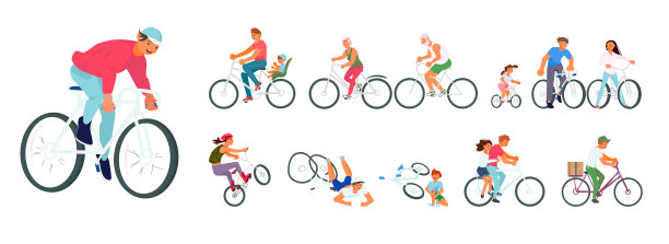 在不同的情况下设置不同的自行车手图片下载