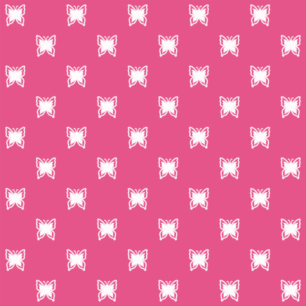 网状抽象无缝图案与蝴蝶。可爱的网格Y2K背景。怀旧的2000矢量打印。复古少女格子背景90年代风格图片下载