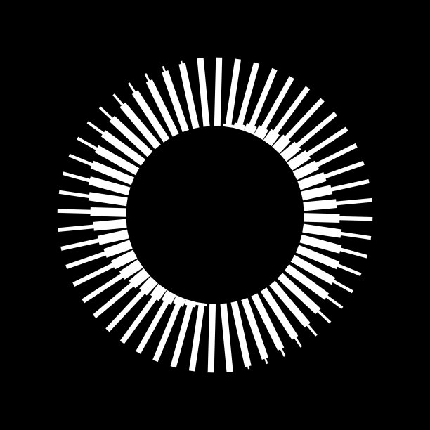 螺旋与白线作为动态抽象矢量背景或标志或图标，纹身。图片下载