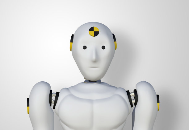 带乘客座的汽车碰撞试验假人。图片下载