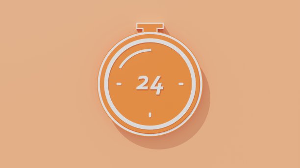 3D渲染时钟倒计时计时器图片下载