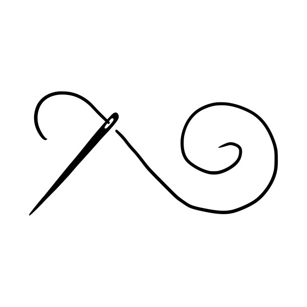 用线缝针。针插图图片下载