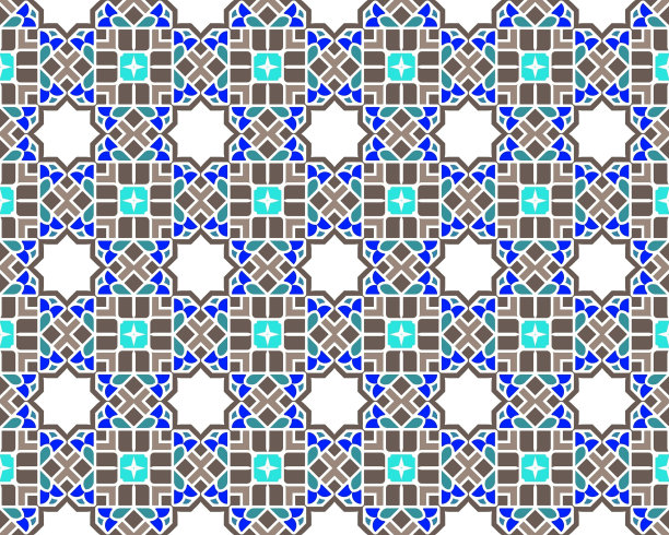 无缝瓷砖图案的三维渲染图片下载