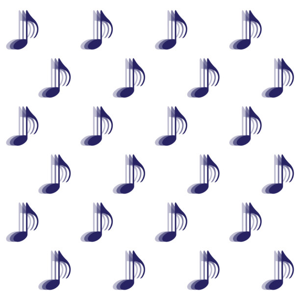 音符，抽象图案，音乐背景，矢量插图。图片下载