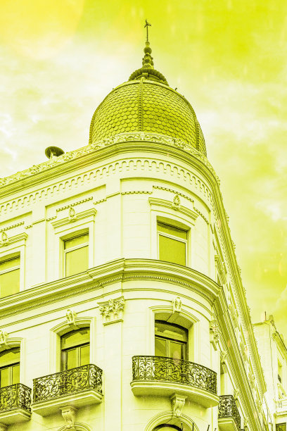 西班牙瓦伦西亚的殖民建筑图片下载