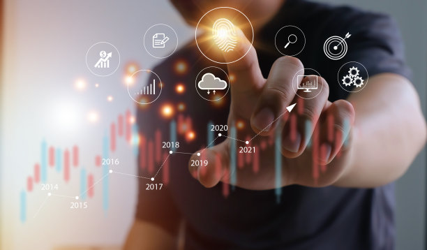 屏幕指纹扫描虚拟现实技术，数字安全管理、物联网、大数据和业务流程概念，各种存储系统，云计算图片下载