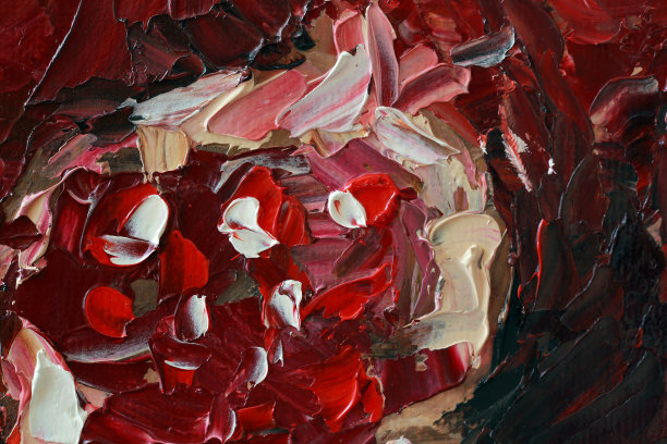 调色板上的彩色颜料图片下载