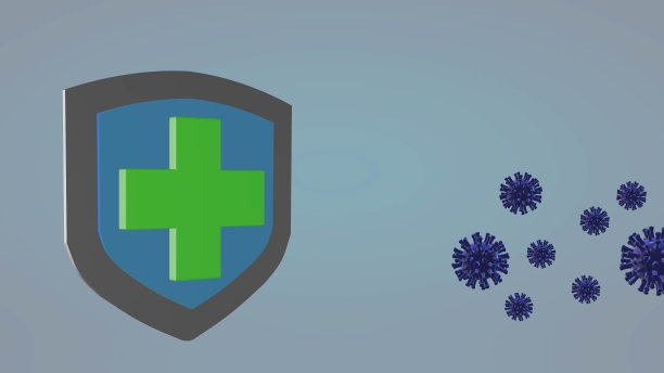 冠状病毒防护盾阻止病毒图片下载