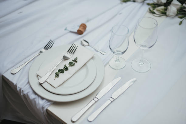 餐桌摆设。婚礼装饰的。图片下载