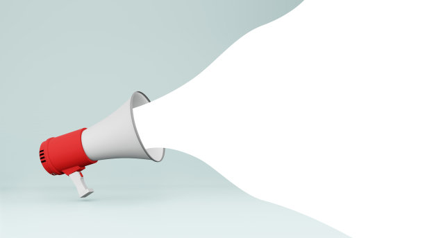 扩音器扬声器或扩音器扬声器3D渲染图片下载