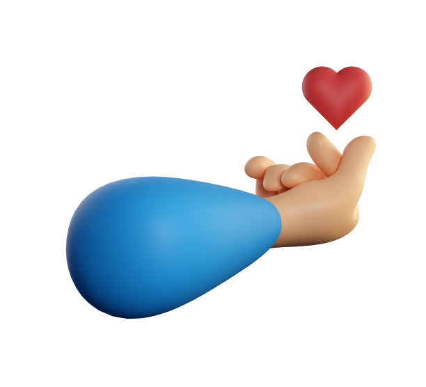 人的手握着飞翔的心。图片下载