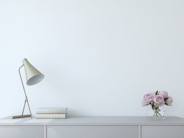 室内模型。家庭办公室。3 d渲染。图片下载