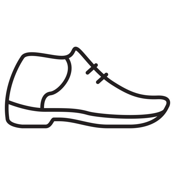 男士秋季街头鞋的图标。图片下载