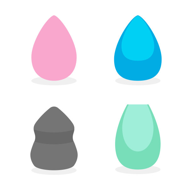 化妆海绵用于粉底、BB霜、CC霜。图片下载