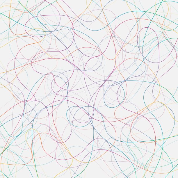 抽象色彩线条波浪白色壁纸图片下载