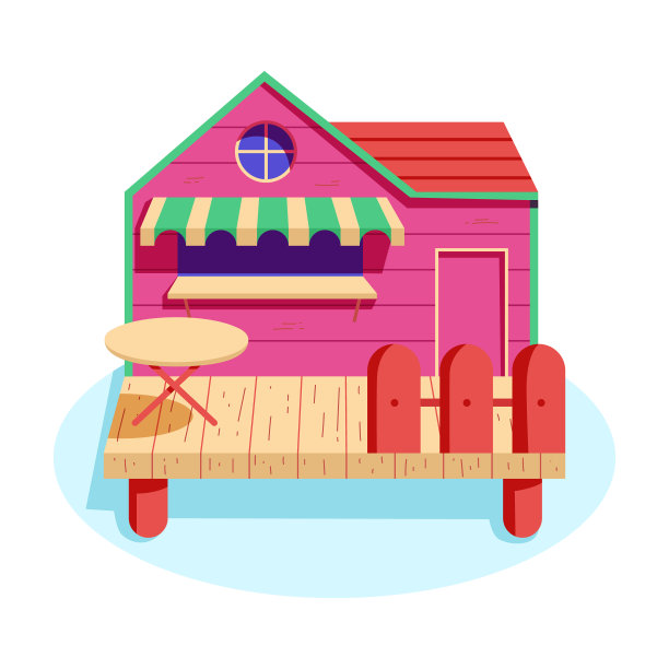 海滩别墅酒店。平景带小屋，海，送图片下载