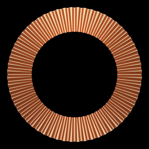 蒸汽朋克圆形铜框架。图片下载