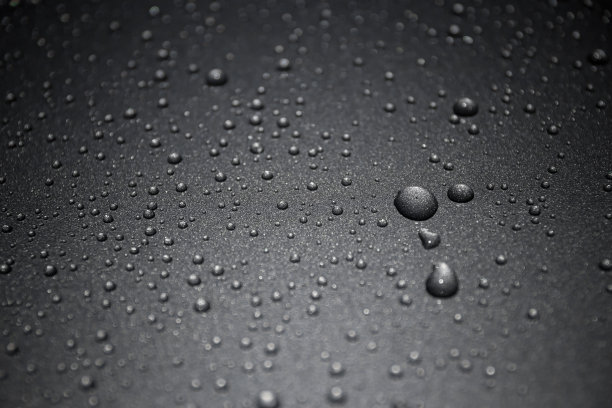 水滴在黑色背景接近图片下载