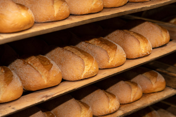 新鲜的糕点特写。烘焙产品。图片下载