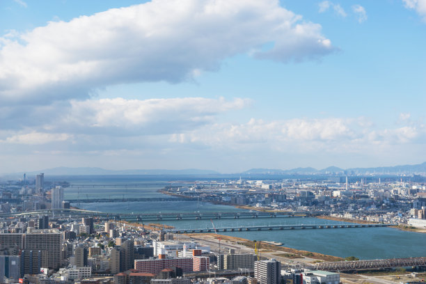 Yodogawa城市景观图片下载