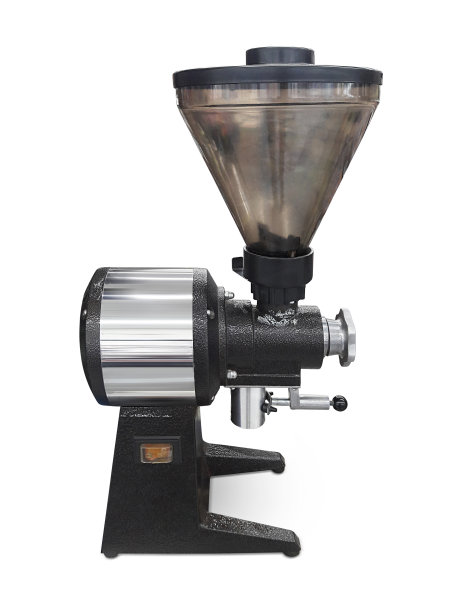 白色背景上的电动咖啡研磨机图片下载