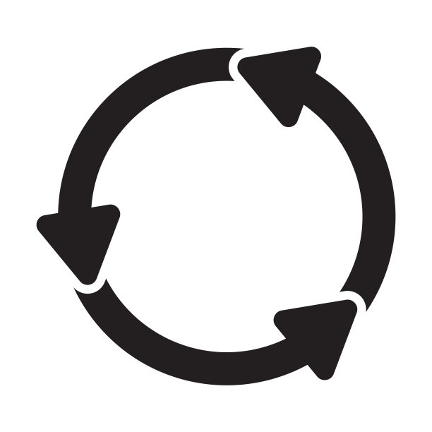 旋转图标矢量图形设计，标志，网站，社交媒体，移动应用程序，UI插图图片下载