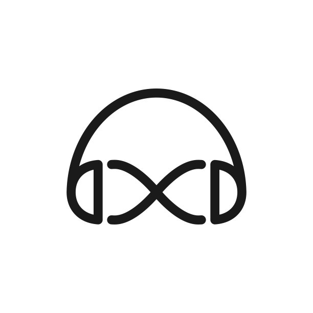 耳机无穷标志。耳机和无限图标图片下载
