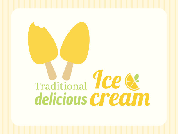 传统冰淇淋海报设计。冰淇淋海报设计。矢量插图。图片下载