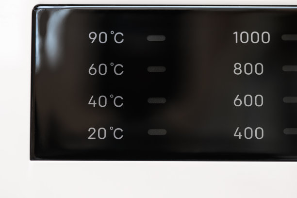 洗衣机显示器靠近。抽象洗衣编程背景图片下载