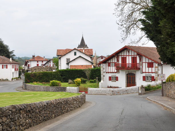 Bastide的彩色外墙图片下载