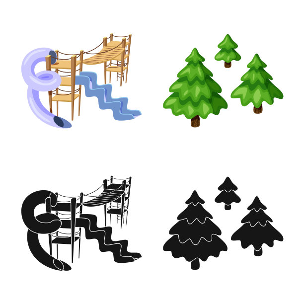 城市和街道标志集图片下载