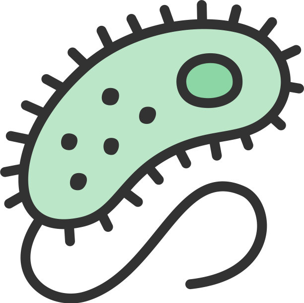 细菌细菌病毒平色线图标图片下载