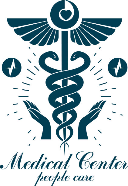 药学手杖图标医学标志创建图片下载