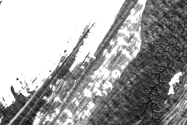 蓝、紫、红、黄抽象丙烯画在白纸底色上运用罗夏墨迹法绘制颜色纹理图片下载