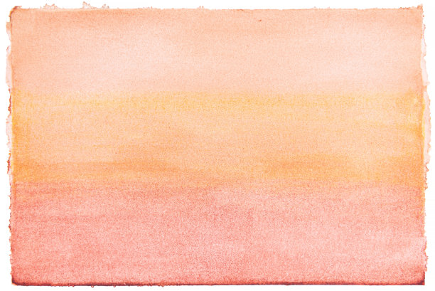 在白色背景上剪出手绘水彩图片下载