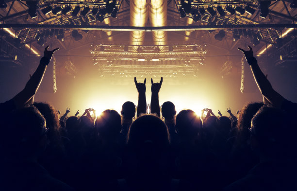 音乐会人群阶段图片下载