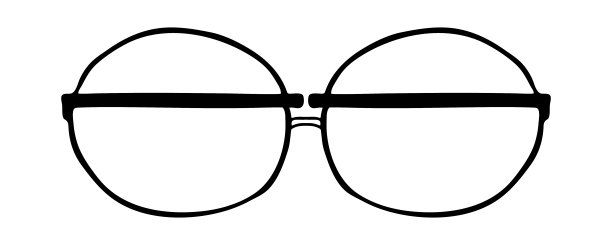 玻璃圆孤立矢量简单框架形状手绘图片下载