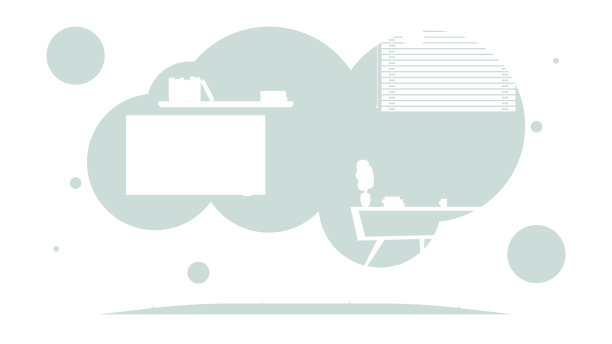 房间的平面风格。你的设计背景。图片下载