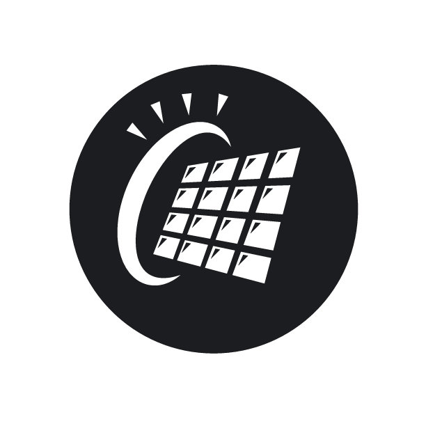 太阳能电池板矢量图标概念设计图片下载