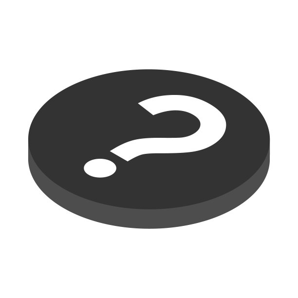 问题等距图标标记，帮助或问气泡图形符号，web faq矢量插图图片下载