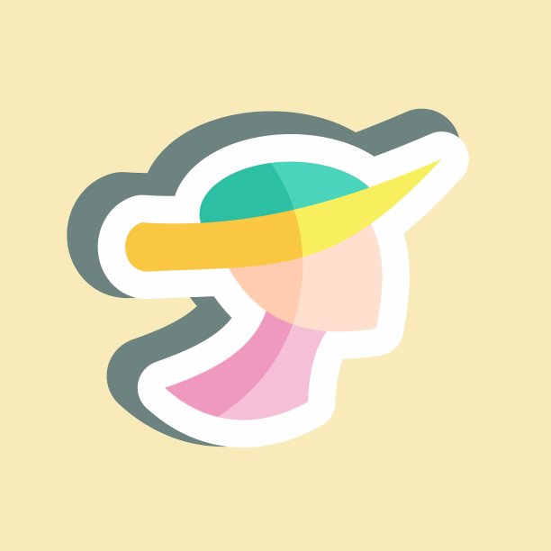 贴纸时装摄影。适合艺术符号。简单的设计可编辑。设计模板向量。简单的说明图片下载