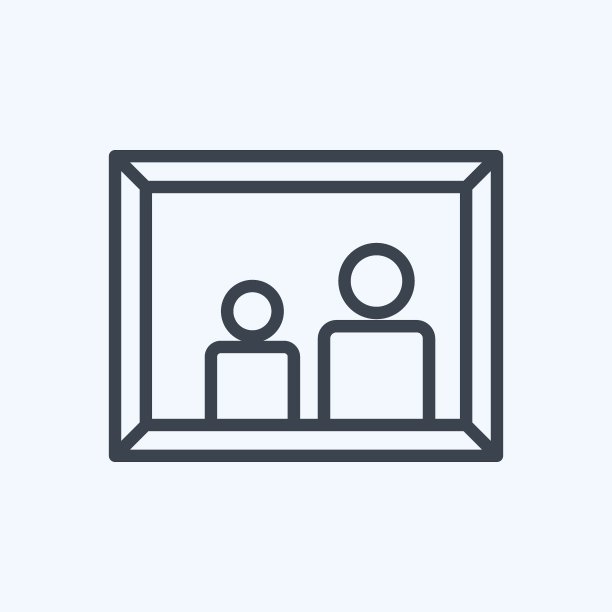 图标的全家福照片。适合艺术符号。行风格。简单的设计可编辑。设计模板向量。简单的说明图片下载