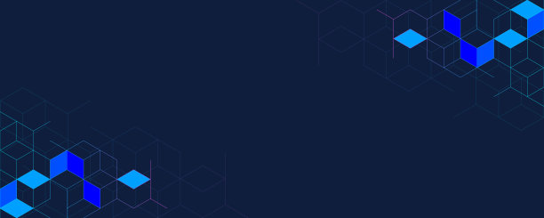 具有等距数字块的抽象几何背景。区块链概念和现代技术图片下载