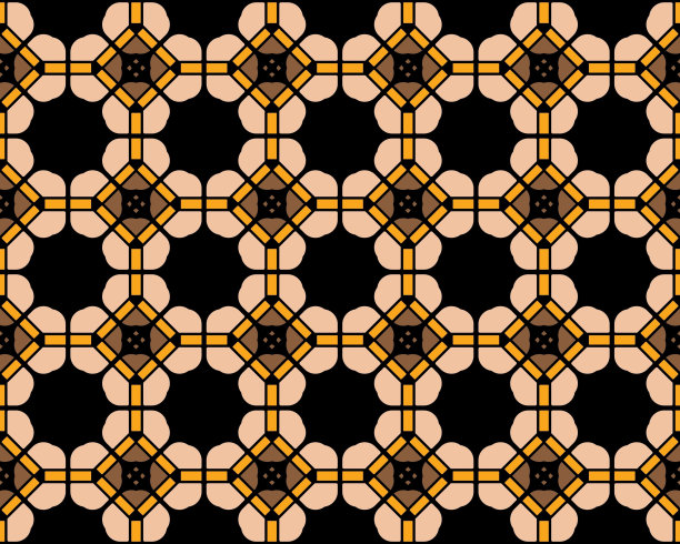 棕色和黑色无缝瓷砖图案的壁纸和背景插图图片下载